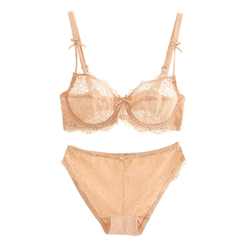 Lace Sexy Flirty Slim Bra Set