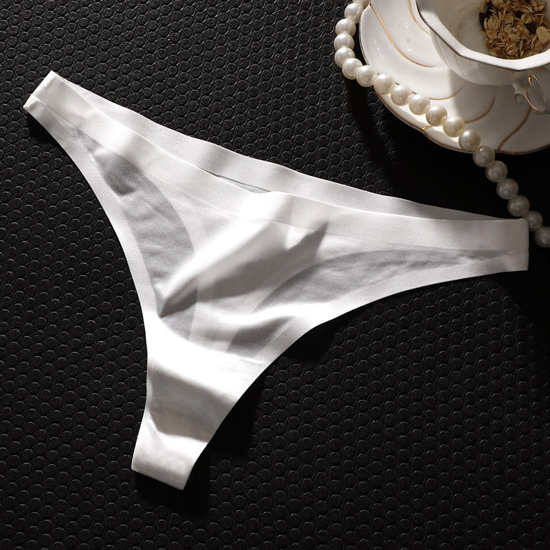Ice Silk T-Back Underwear Panties