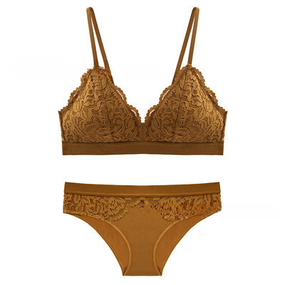 Sexy Lace French Bra Set