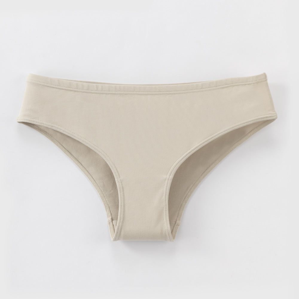 Cotton Low Waist Combed Cotton Comfortable Breathable Triangle Panties