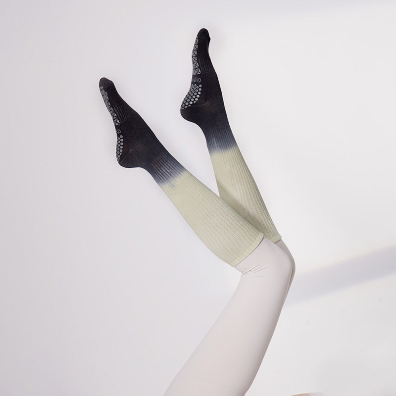High Tube Cotton Sports Anti-slip, Sweat-absorbent, Odor-resistant Socks for Yoga