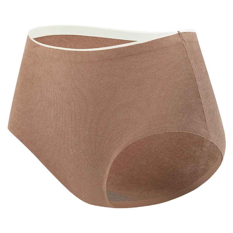 Cashmere Protein Striped High Waisted Tummy Tuck Panties