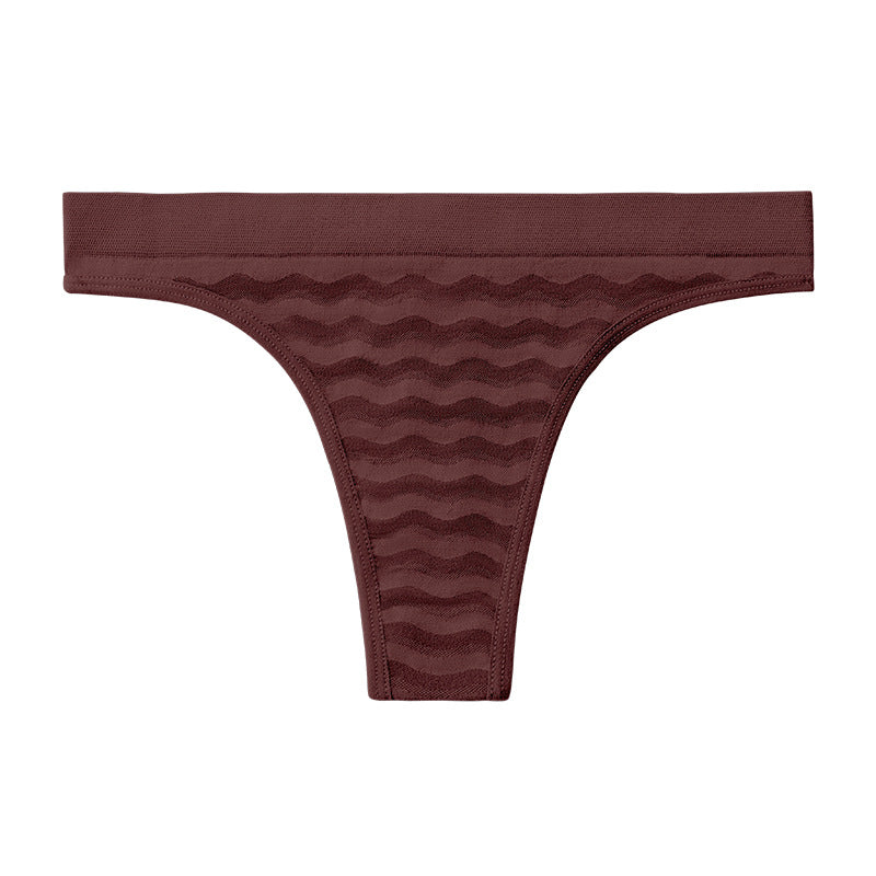 Low Rise Plus Size Comfortable Sports Thong Panties