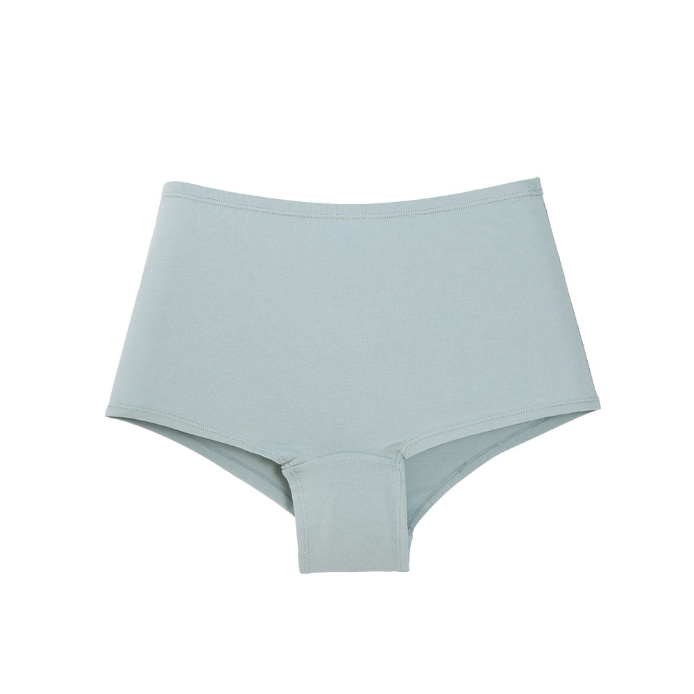 Cotton High Waisted Hip Lifting Anti-Walking Safety Pants Tummy Tuck Flat Panties