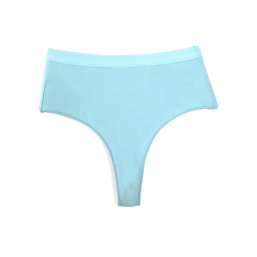 High Waisted Tummy Tuck Thong Fitted Comfortable Sports Triangle Panties