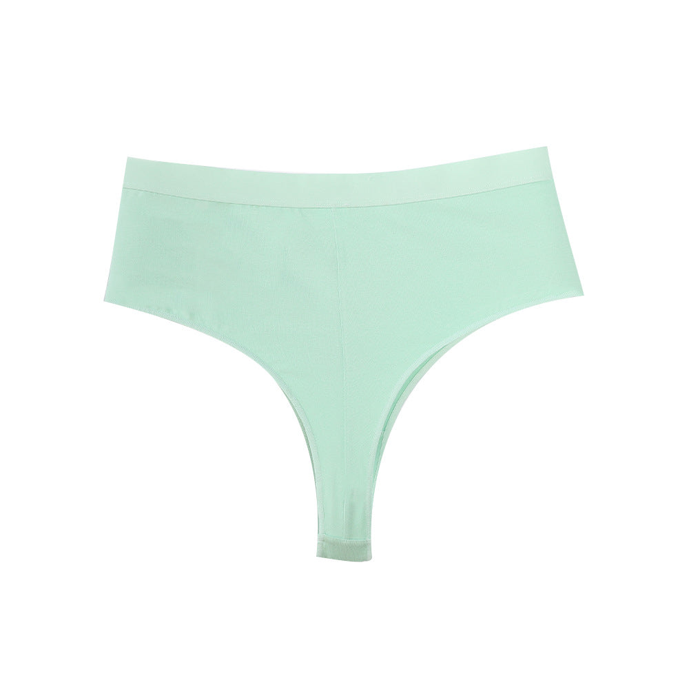 High Waisted Tummy Tuck Thong Fitted Comfortable Sports Triangle Panties
