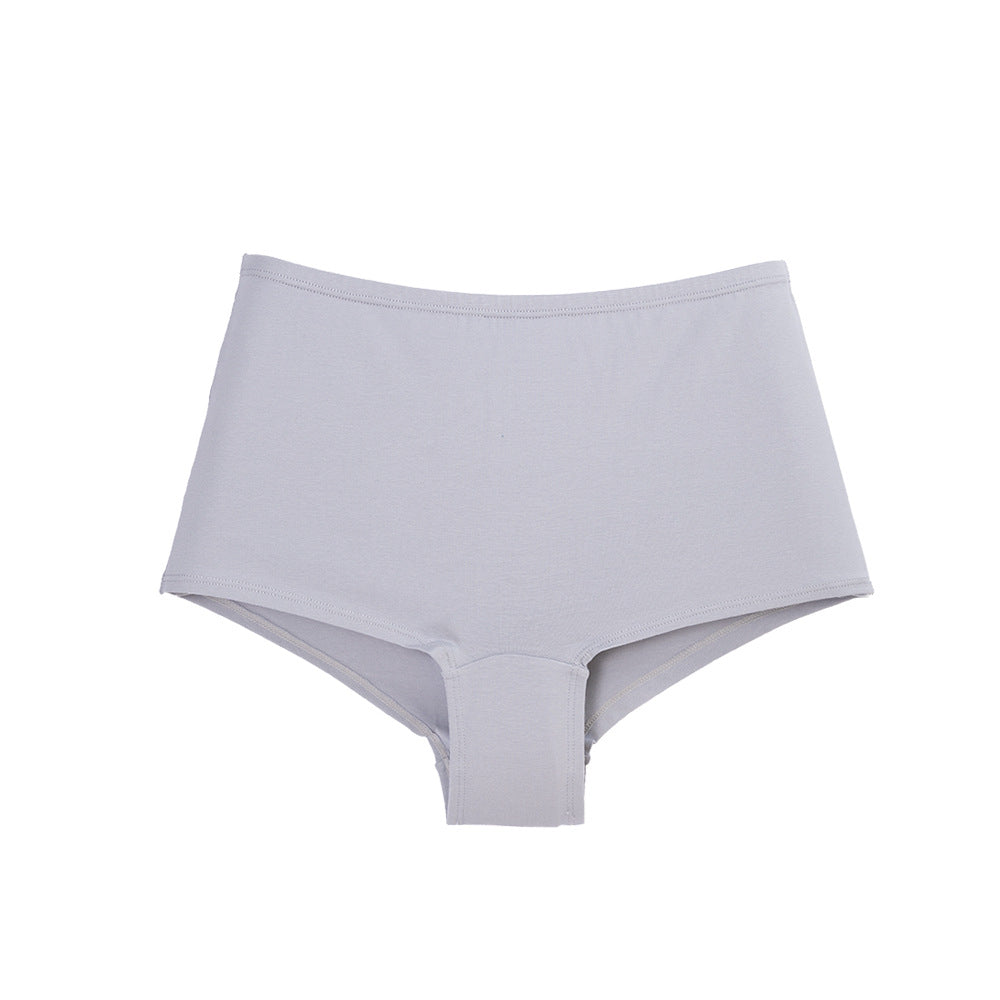 Cotton High Waisted Hip Lifting Anti-Walking Safety Pants Tummy Tuck Flat Panties