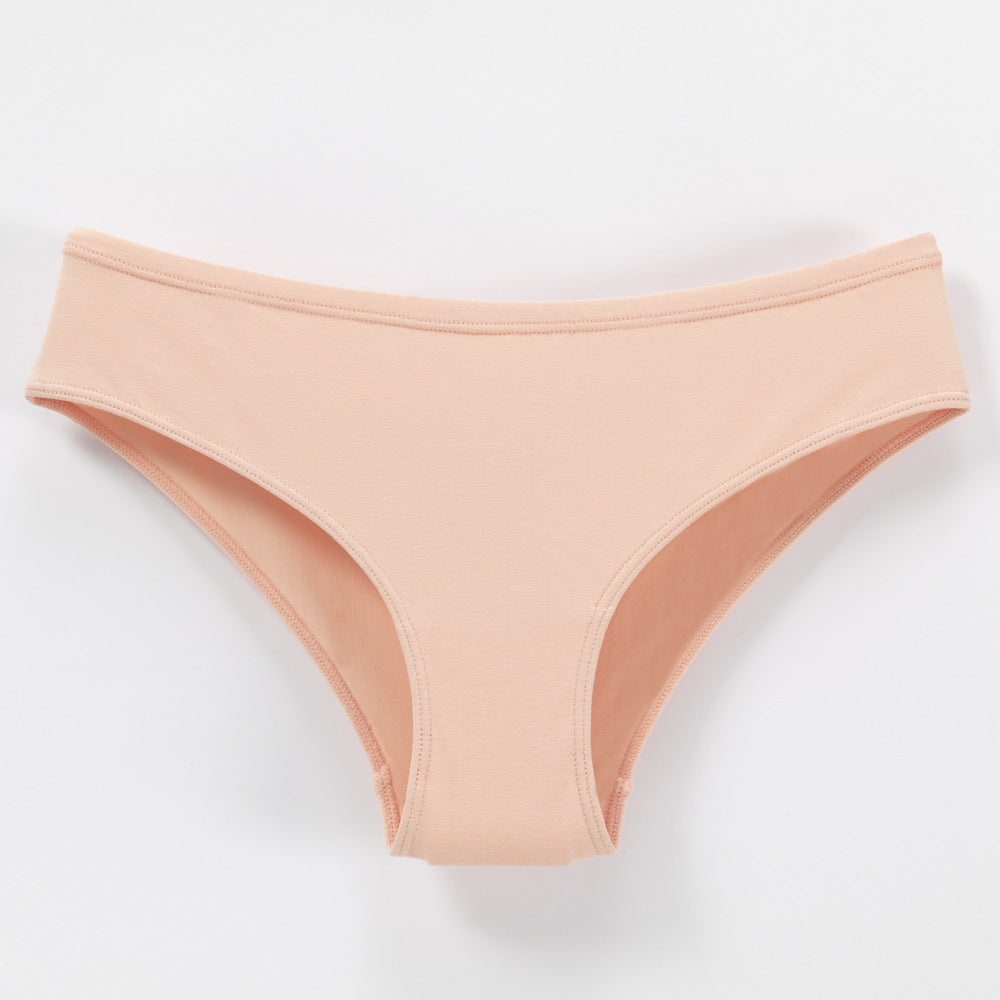 Cotton Low Waist Combed Cotton Comfortable Breathable Triangle Panties