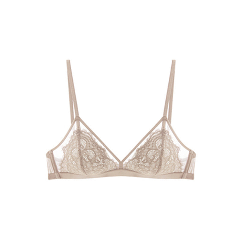 French Style Non-Ring Pure Desire Lace Bra