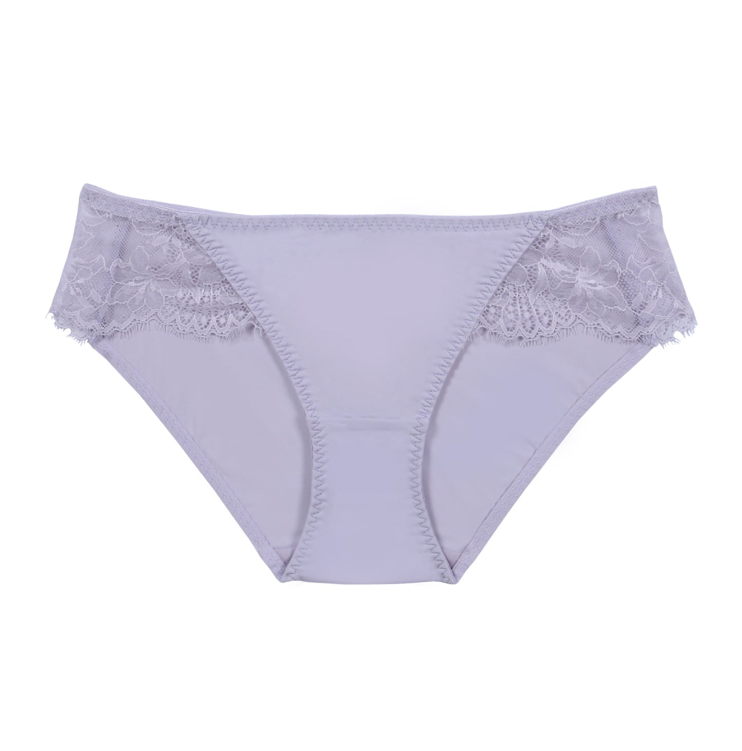 Solid Color Lace Triangle Panties with Hip Lift