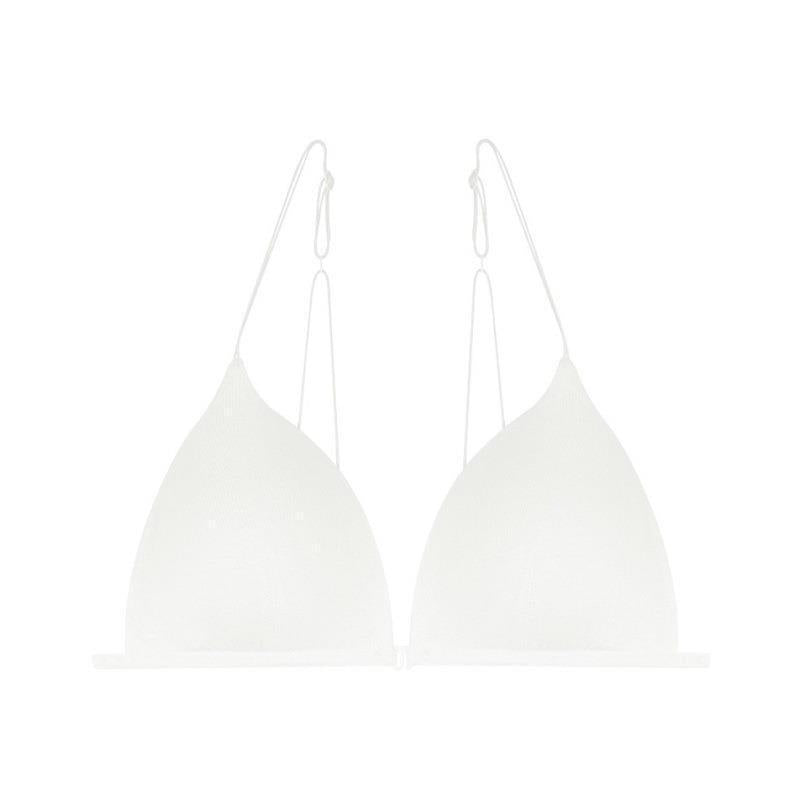 French Style Cotton Triangle Cup Bra Set