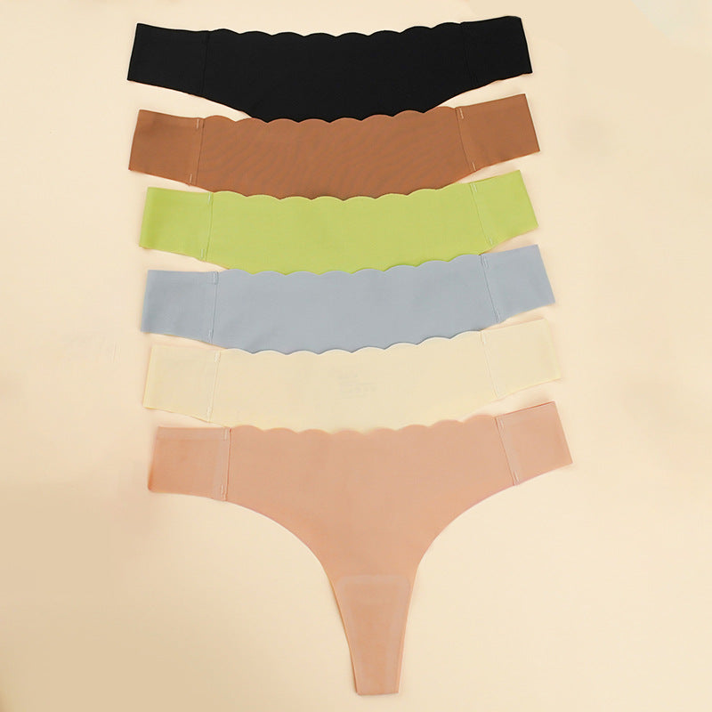 Sports Yoga Sexy Seamless Thong Cotton Stall Low Waisted T Panties