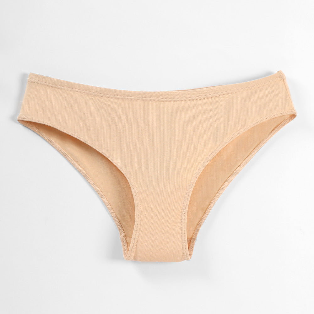 Cotton Low Waist Combed Cotton Comfortable Breathable Triangle Panties