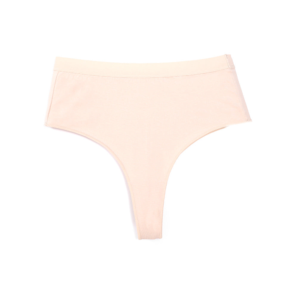 High Waisted Tummy Tuck Thong Fitted Comfortable Sports Triangle Panties