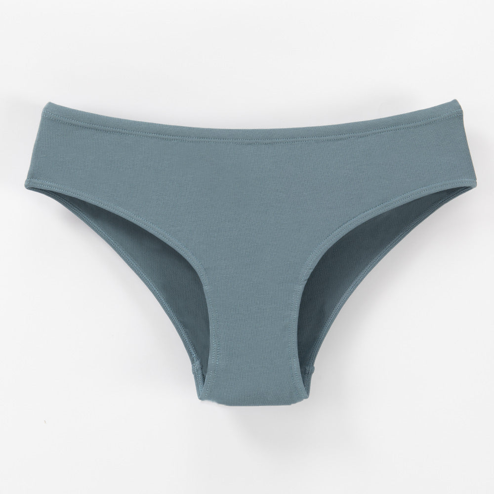 Cotton Low Waist Combed Cotton Comfortable Breathable Triangle Panties