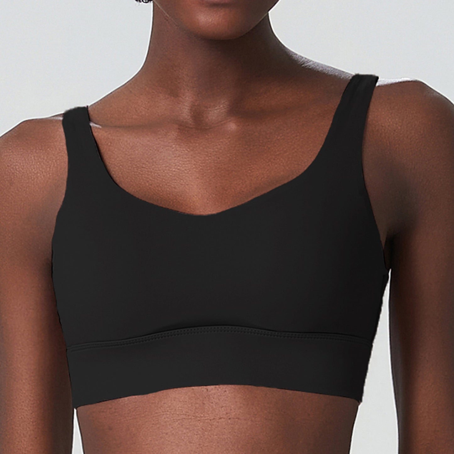 Butterfly Cup Deep U Back Adjustable Back Sports One Piece Cup Fitness Yoga Bra