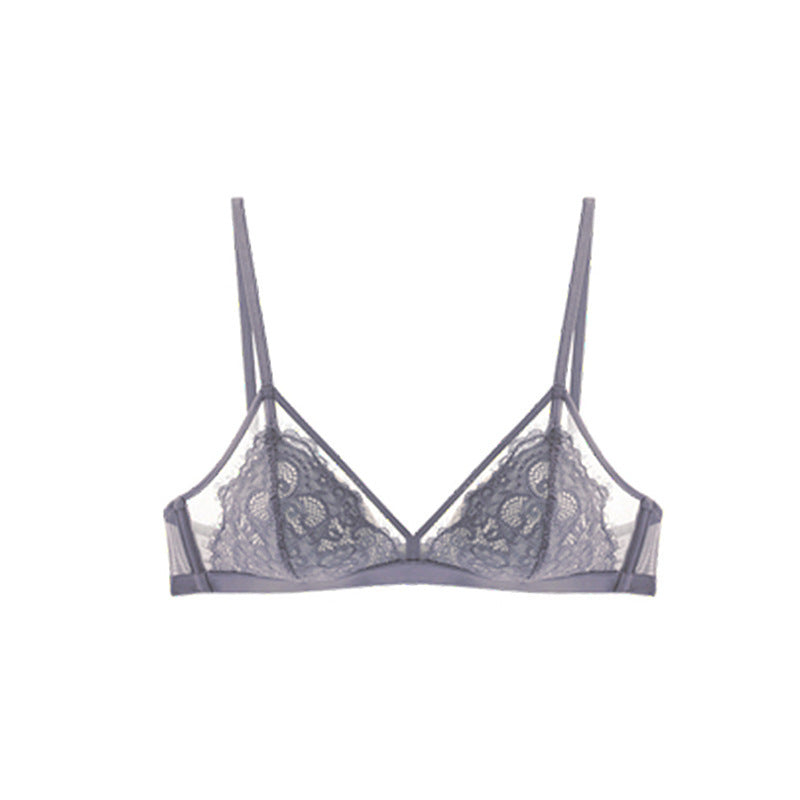 French Style Non-Ring Pure Desire Lace Bra