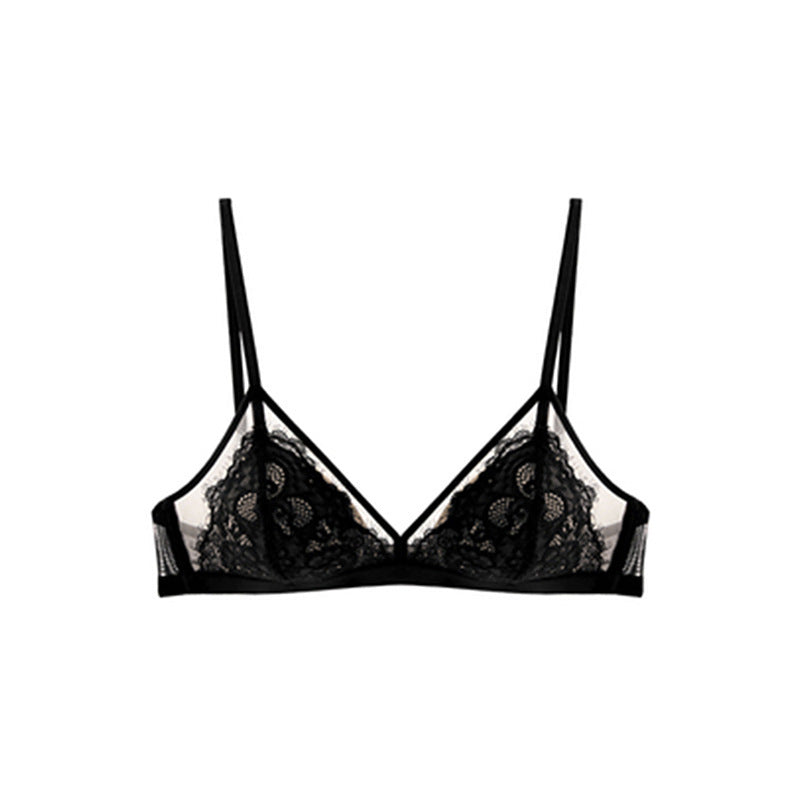 French Style Non-Ring Pure Desire Lace Bra