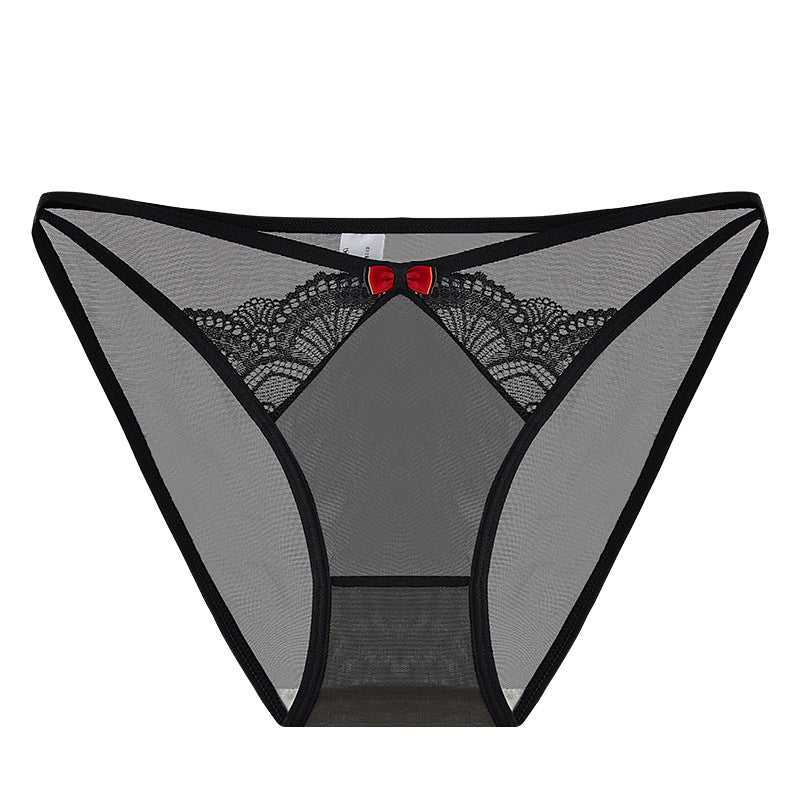 Sexy Lace Mid-rise Mesh Panties