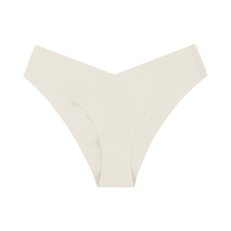 Non-marking Ice Silk Low Waisted Triangle Pants Quick Dry Sports Panties