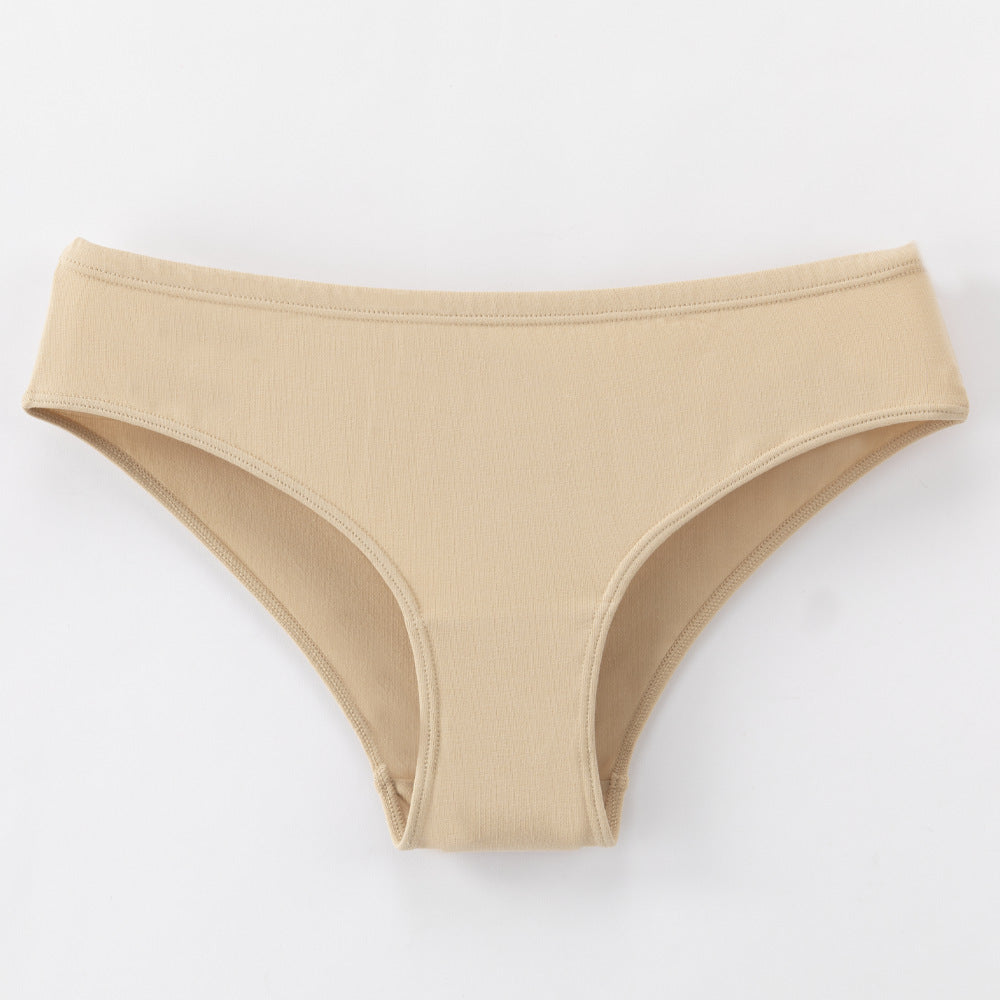Cotton Low Waist Combed Cotton Comfortable Breathable Triangle Panties