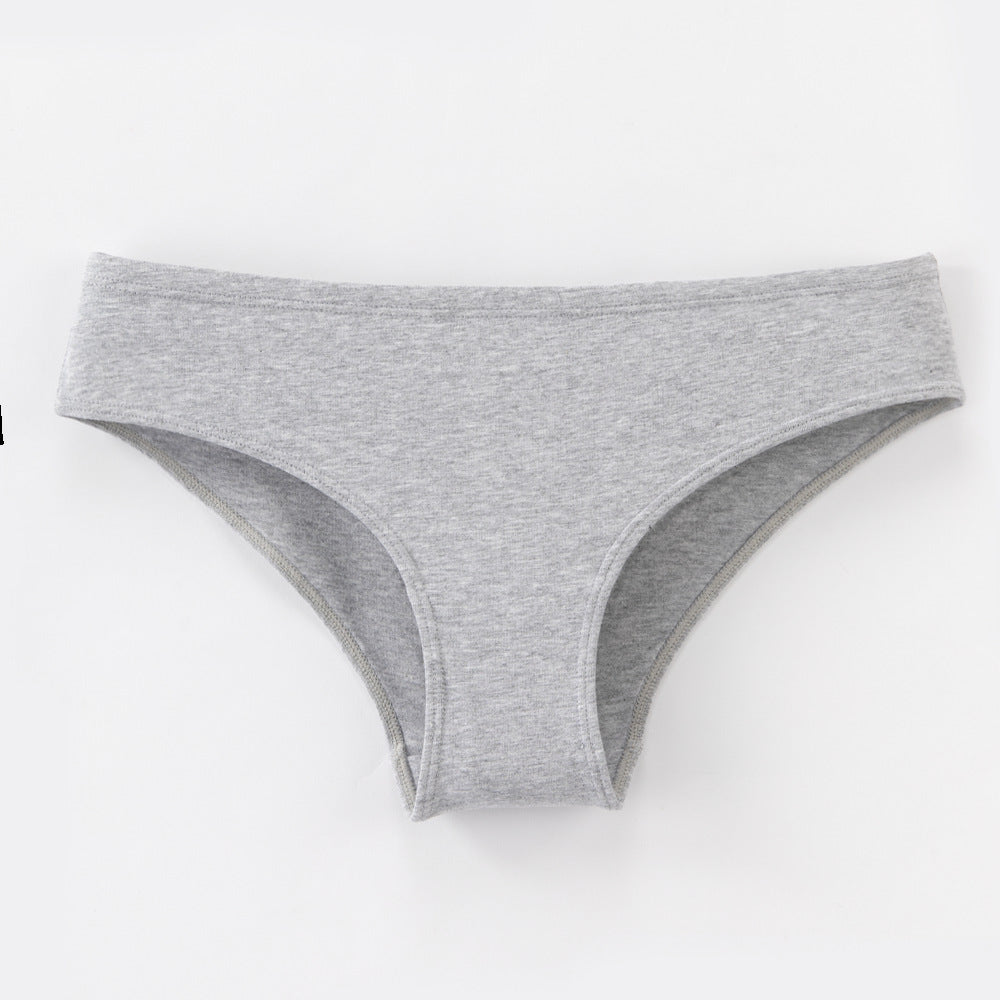 Cotton Low Waist Combed Cotton Comfortable Breathable Triangle Panties