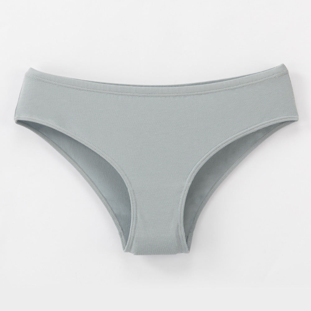 Cotton Low Waist Combed Cotton Comfortable Breathable Triangle Panties