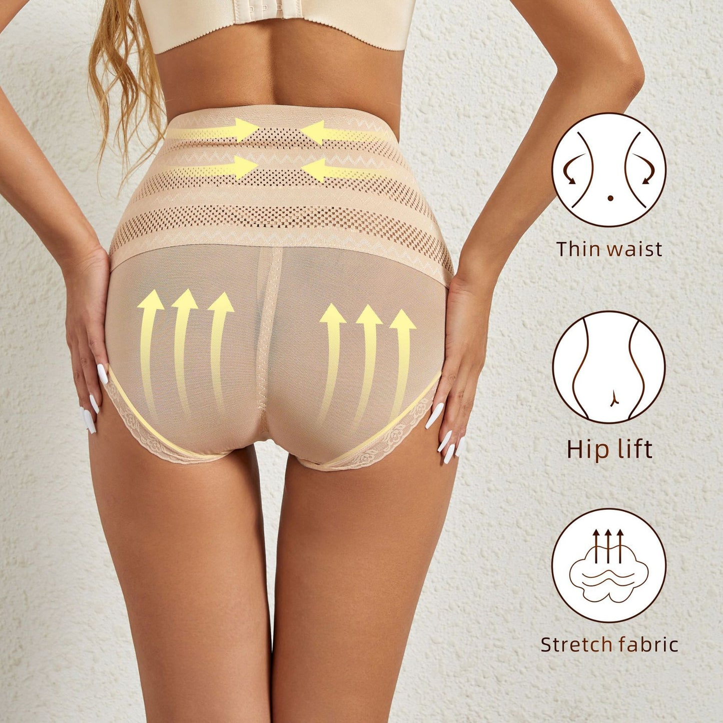 Body Shaping Tummy Tuck Pants Body Lifting Pants Breathable Bottom Panties