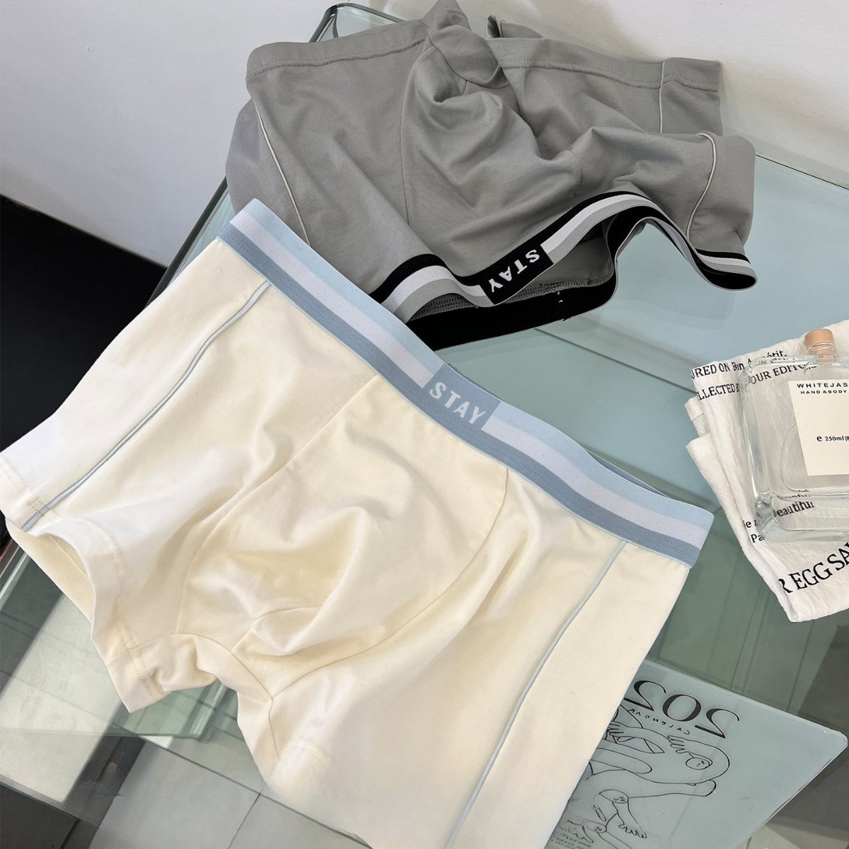 Men's Underwear Cotton Antibacterial Crotch Shorts Sports Breathable Boxer Panties