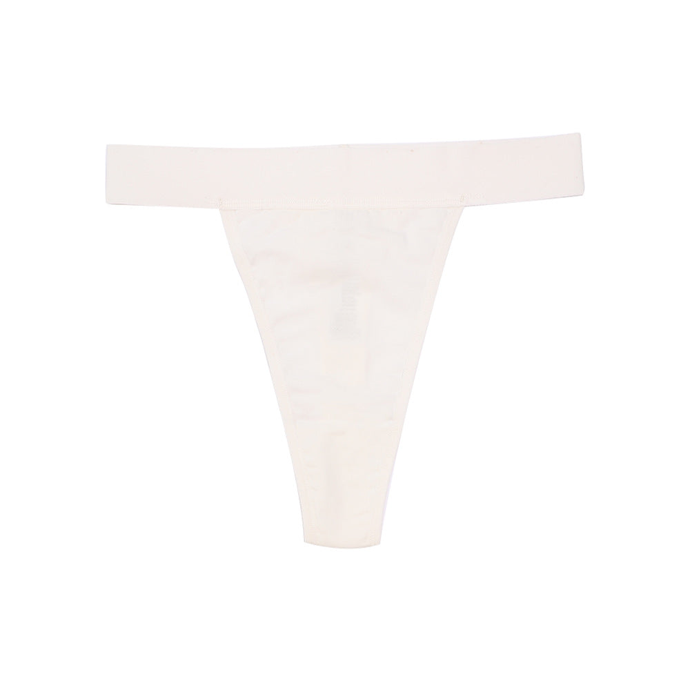 Mid-Waist Sexy Invisible All-Season Cotton T-String Panties