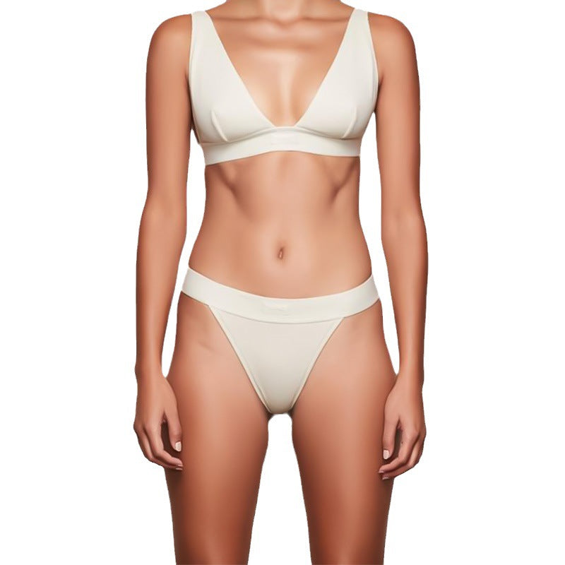 Mid-Waist Sexy Invisible All-Season Cotton T-String Panties