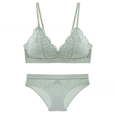 Sexy Lace French Bra Set