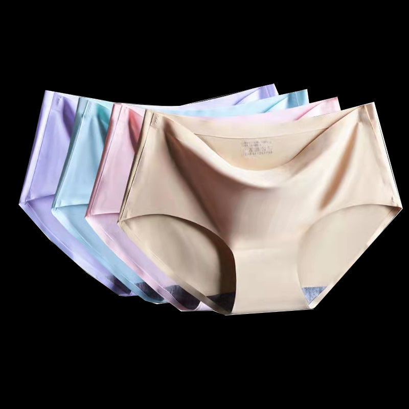 One Piece Hip Lift High Stretch Ice Silk Panties