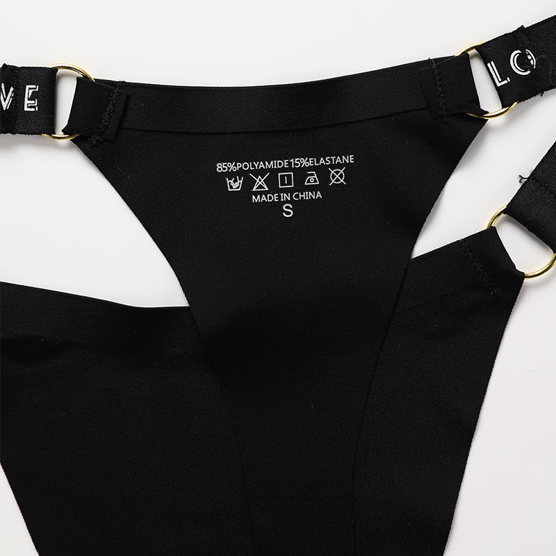 One Piece Sexy Seamless Cotton Crotch Panties Ice Thong