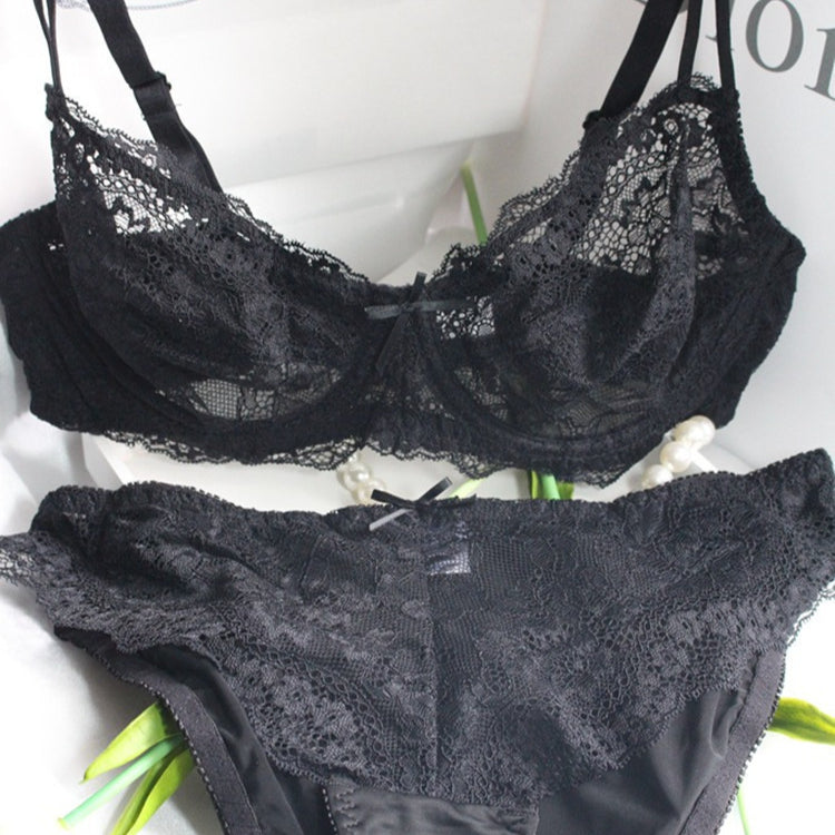 Lace Sexy Flirty Slim Bra Set