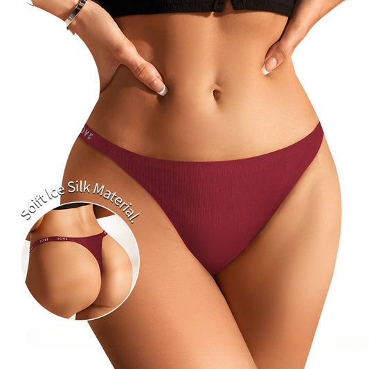 Non-marking Sexy Thong Yoga Triangle Panties