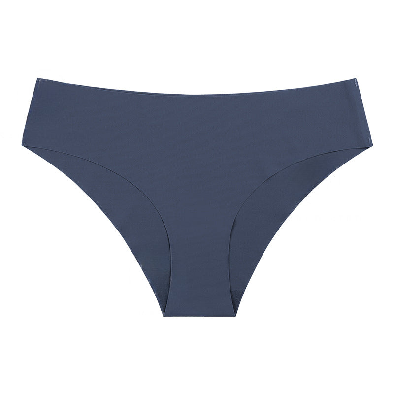 Low-rise Large Size One-piece Cotton Triangle Panties