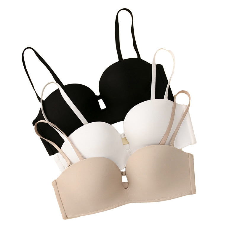 Comfortable Bandeau Bra with Soft Underwire