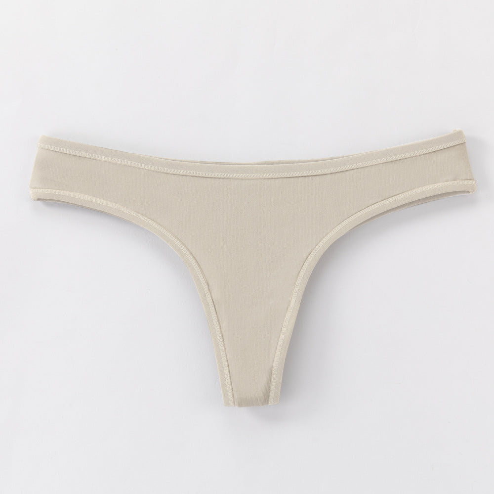 Cotton Sexy Thong Seductive Invisible Triangle Panties