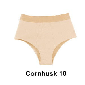 High Waisted Plus Size Panties Breathable Combed Cotton Fitted Triangle Pants