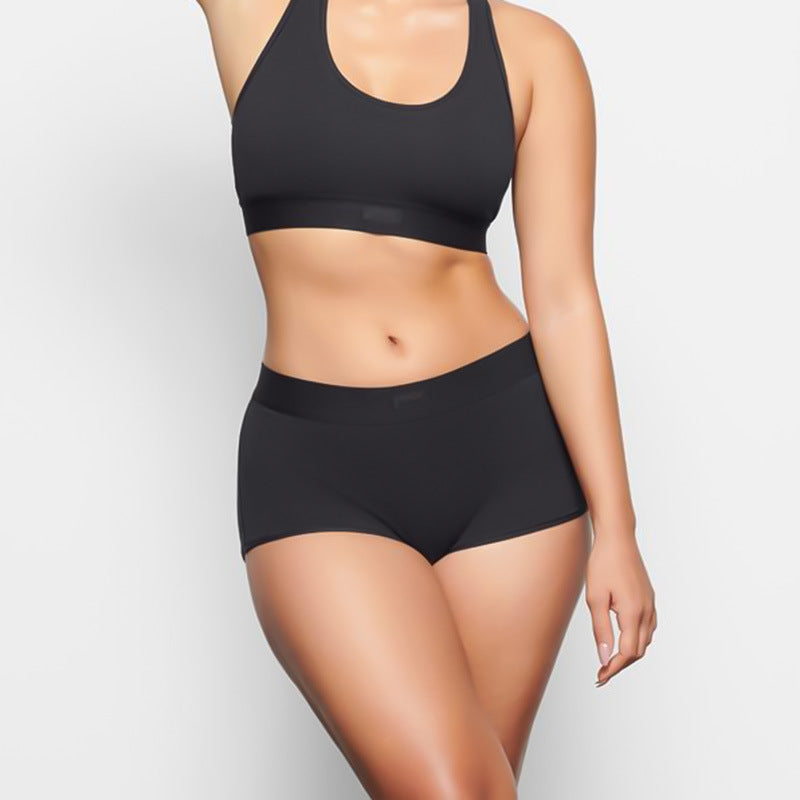 Midriff Sexy Breathable Traceless Anti-Glare Cotton  Panties