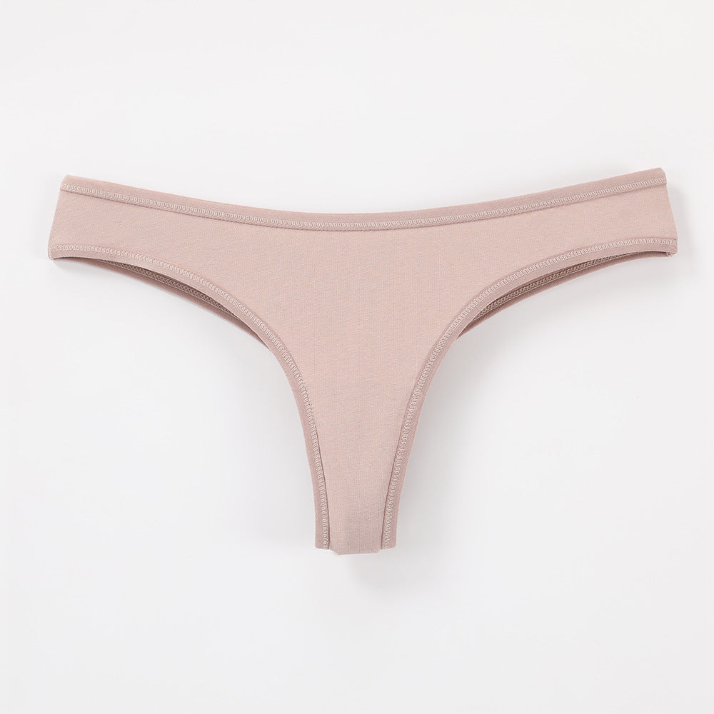 Cotton Sexy Thong Seductive Invisible Triangle Panties