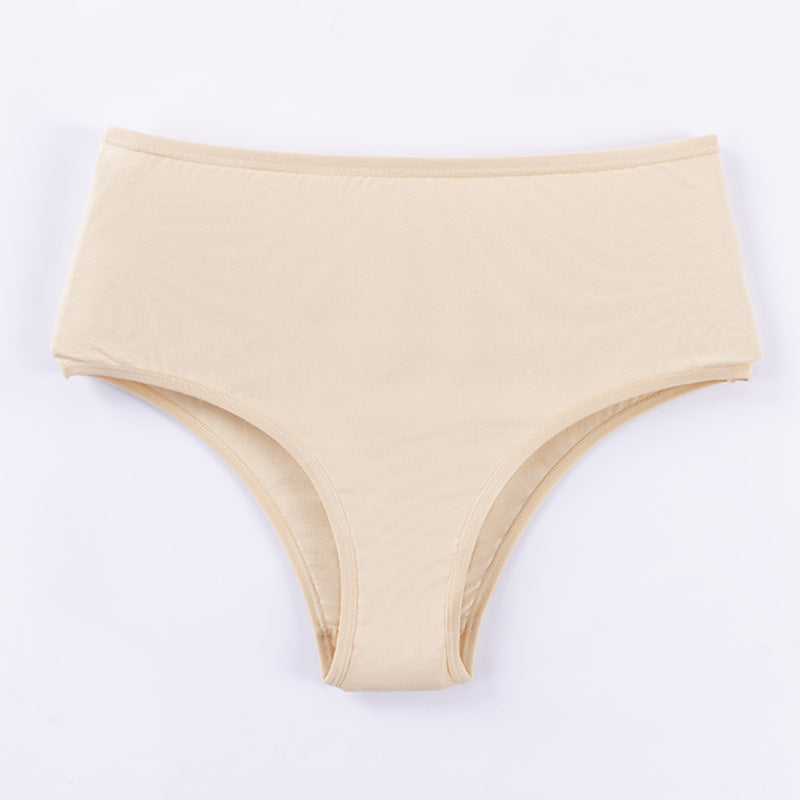 High Waisted Large Size Cotton High Quality Tummy Tightening Triangle Panties