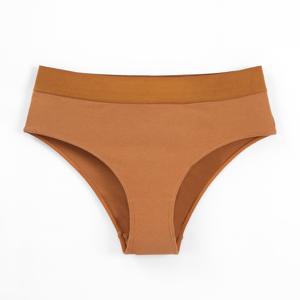 Cotton Large Size Wide Waistband Comfortable Non-Stringy Triangle Panties