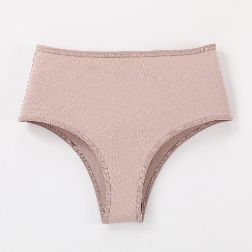 High Waisted Large Size Cotton High Quality Tummy Tightening Triangle Panties