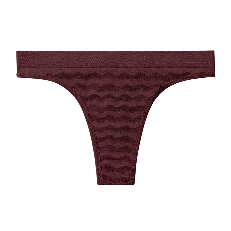 Low Rise Plus Size Comfortable Sports Thong Panties