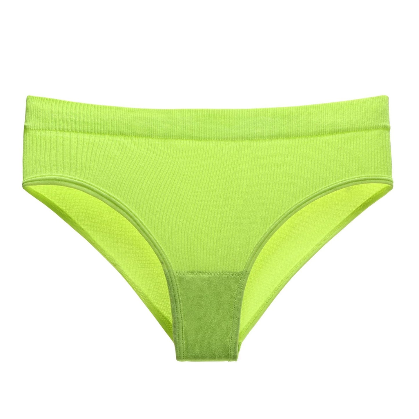 Large Size Mid Waist Sexy Triangle Pants Seamless Fitness Sports Panties