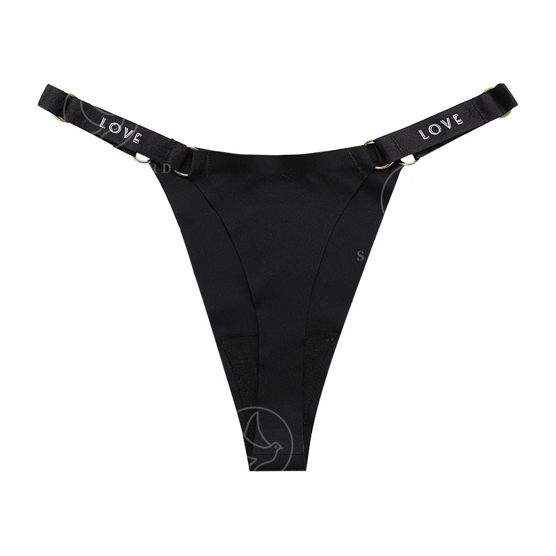 One Piece Sexy Seamless Cotton Crotch Panties Ice Thong