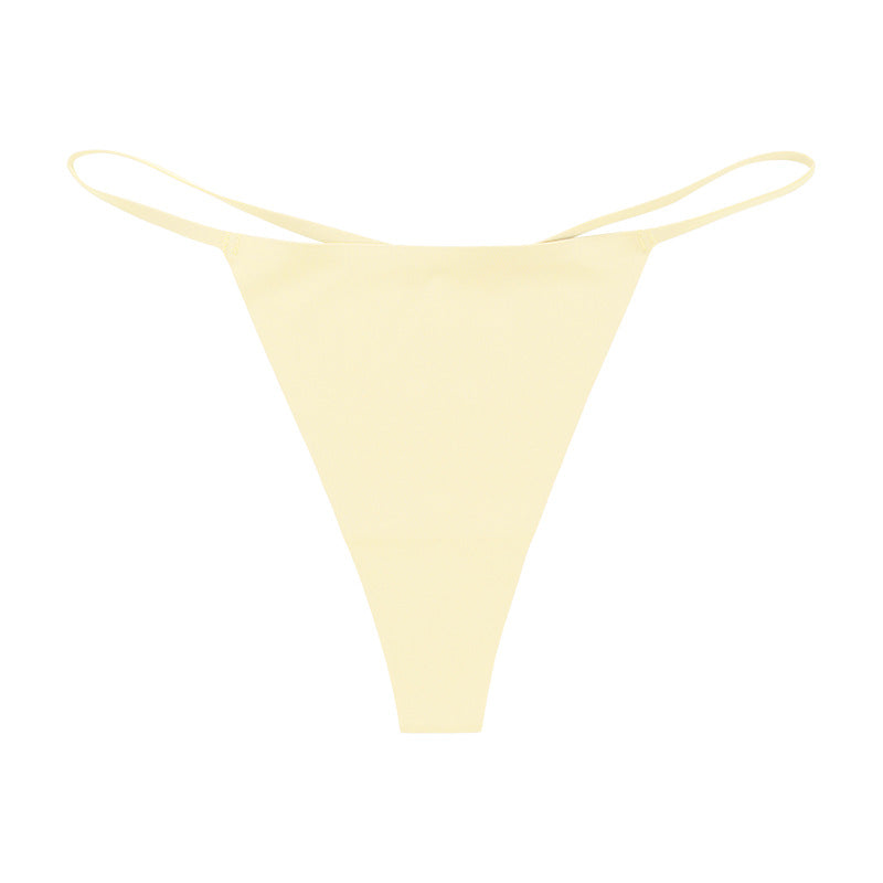 Low Rise Sexy Leopard Print Seamless One Cord Panties Thong