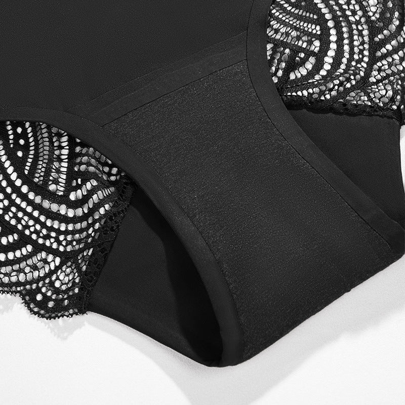 Lace Patchwork 4-Layer Leak Proof Physical Panties